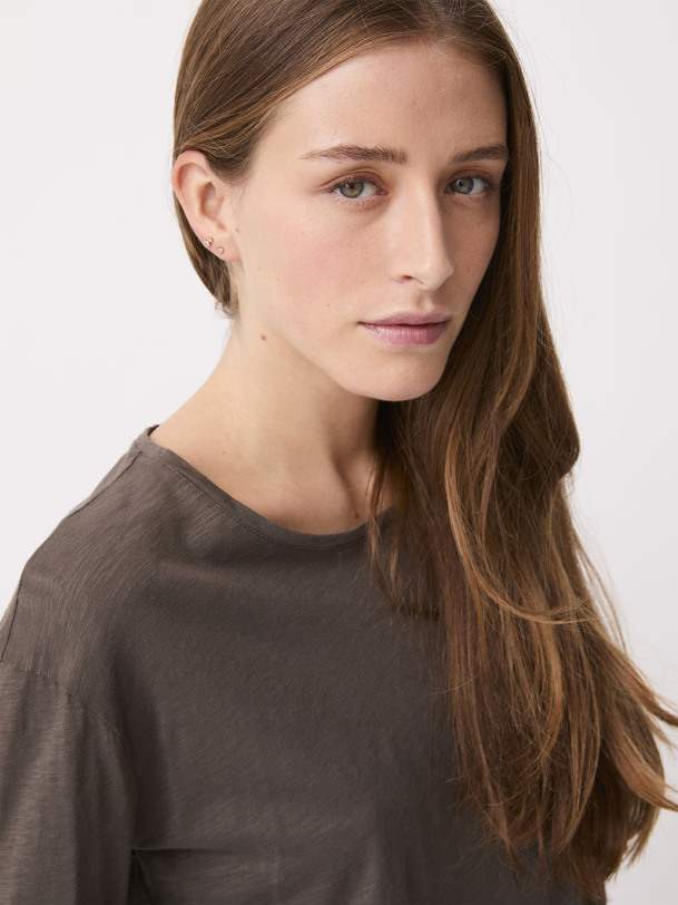 T-SHIRT JULY ML -  Brun , Ready-to-wear Bensimon
