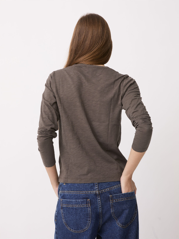T-SHIRT ALEXANDRA -  Brun , Ready-to-wear Bensimon