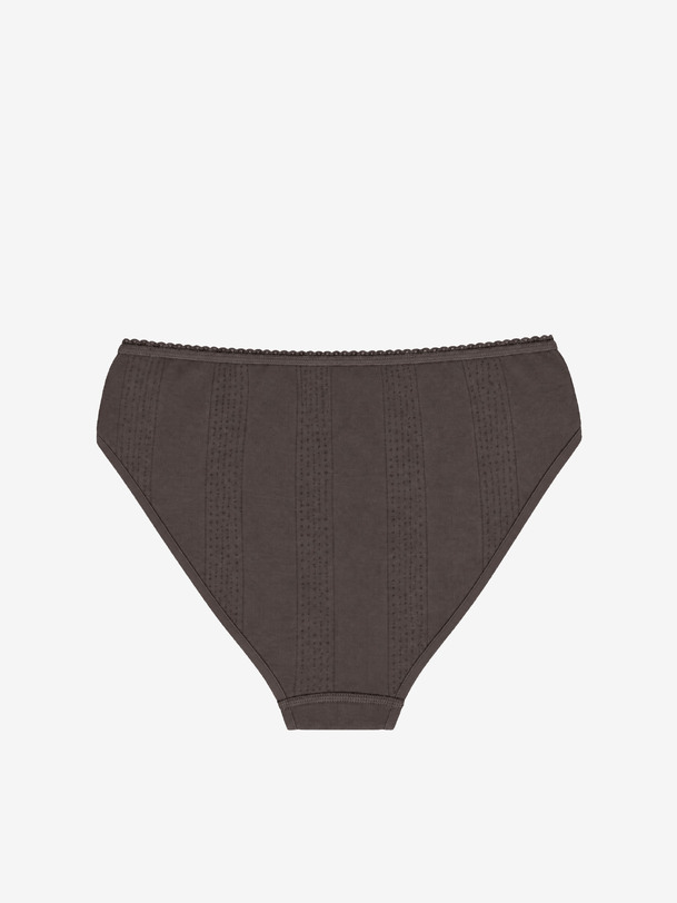 PANTIES -  Chocolate , Ready-to-wear Bensimon