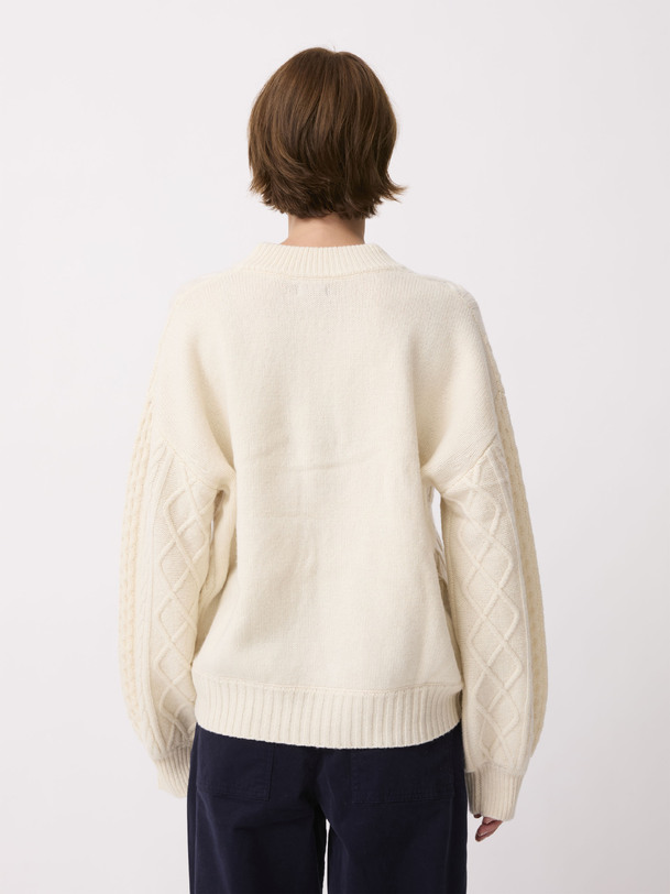 PULL RIHANNA -  Ecru , Ready-to-wear Bensimon