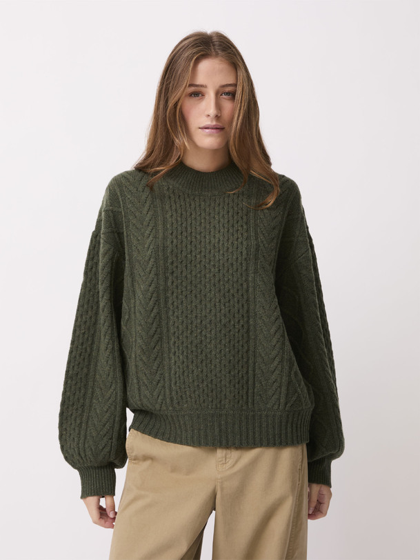 PULL RIHANNA -  Khaki , Ready-to-wear Bensimon