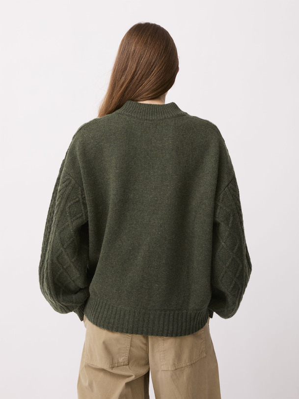 PULL RIHANNA -  Khaki , Ready-to-wear Bensimon