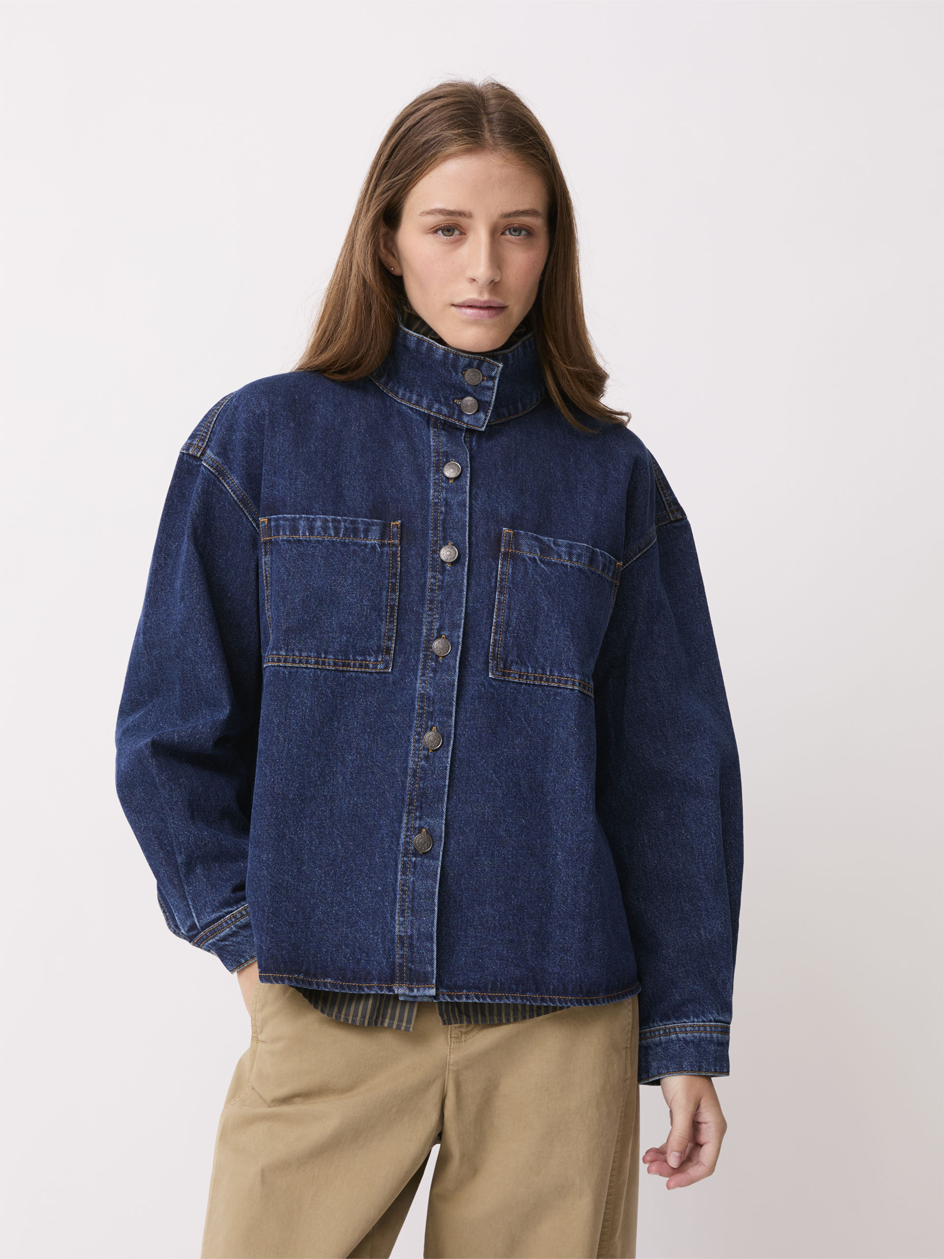 CHEMISE ROMANE -  Denim , Ready-to-wear Bensimon