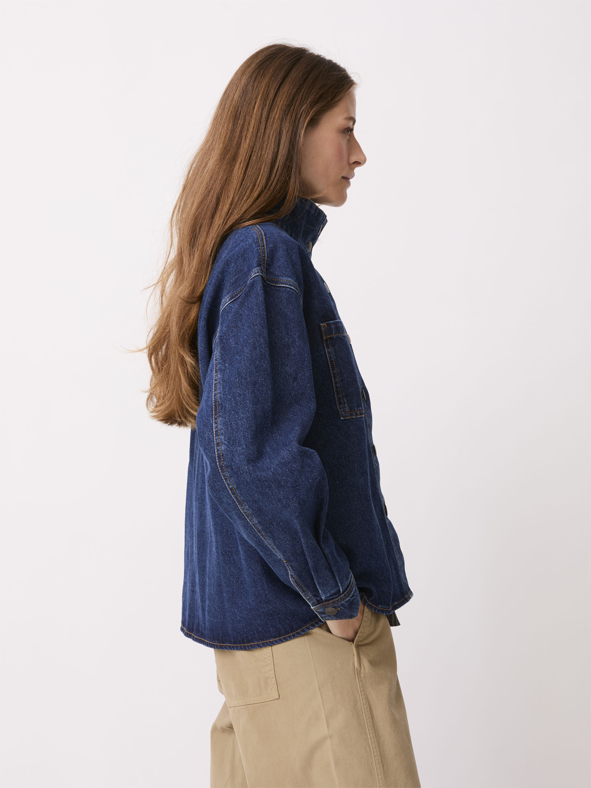 CHEMISE ROMANE -  Denim , Ready-to-wear Bensimon