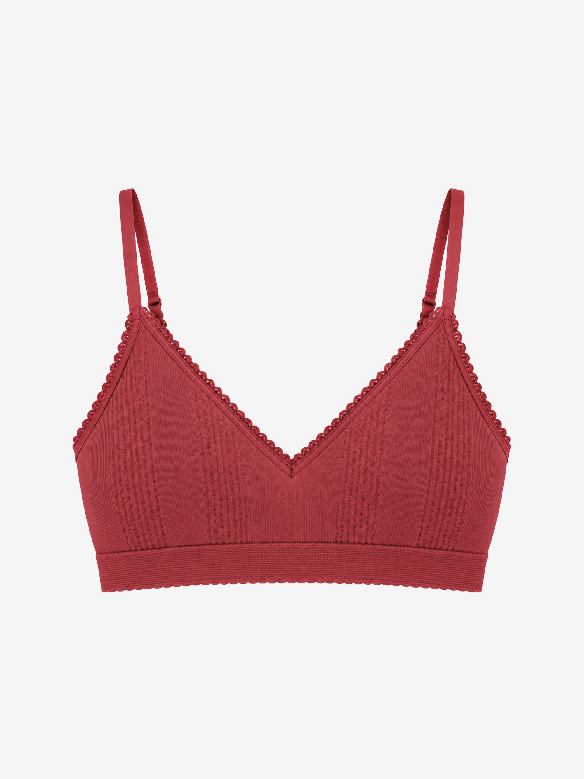 BRALETTE -  Burgundy , Ready-to-wear Bensimon