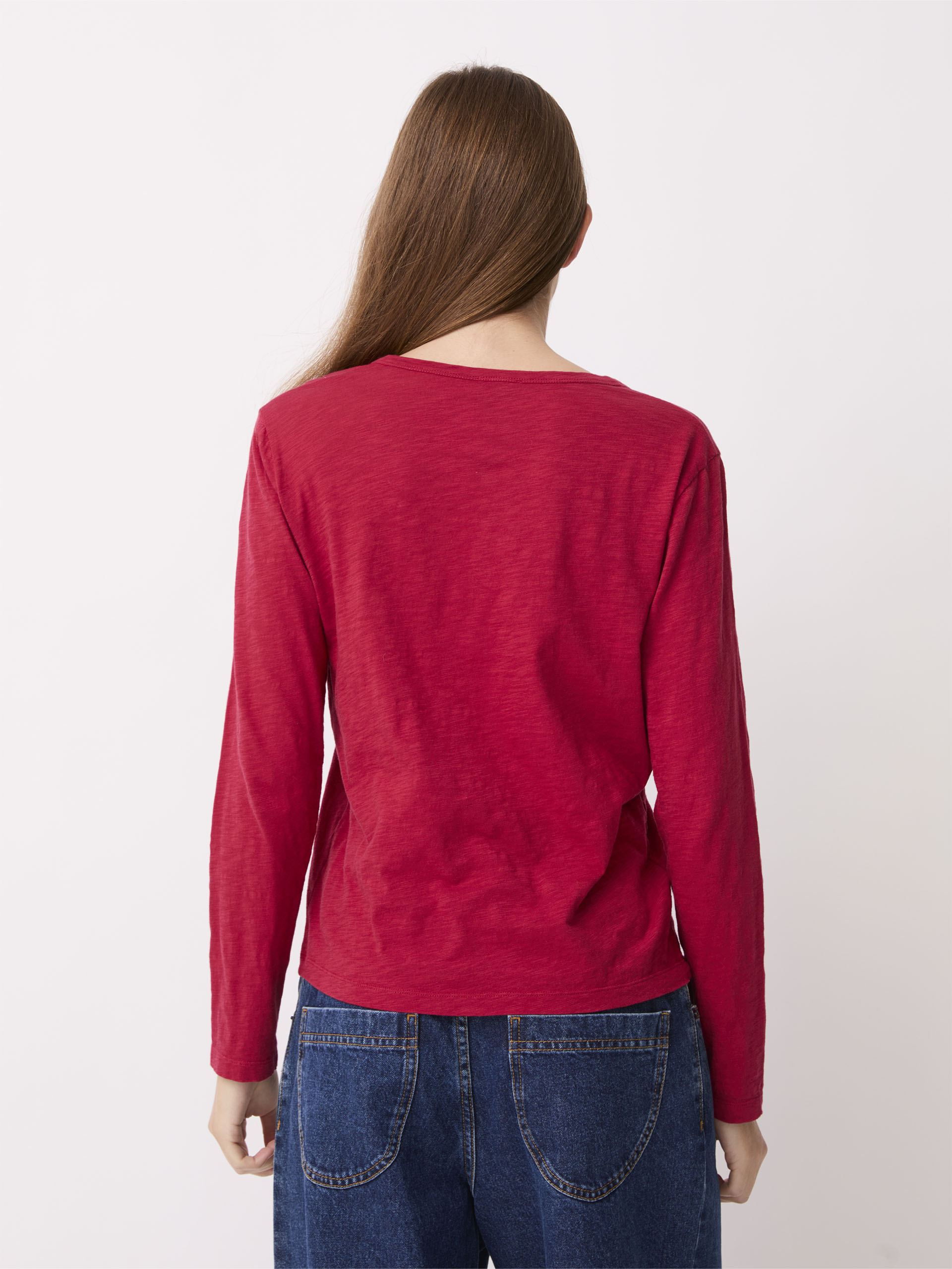 T-SHIRT ALEXANDRA -  Burgundy , Ready-to-wear Bensimon