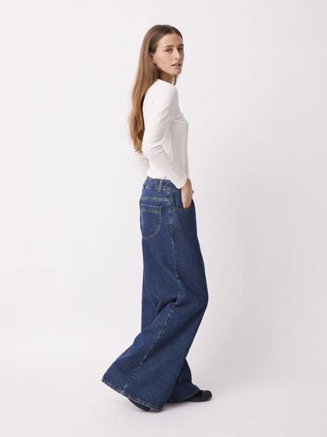 PANTALON NELSY -  Denim , Ready-to-wear Bensimon