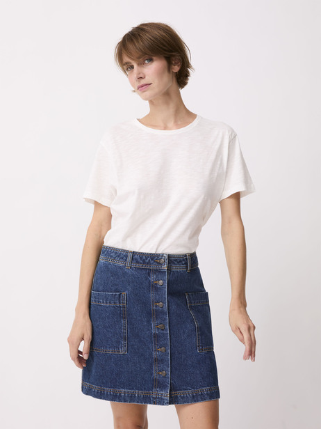 JUPE RAFAEL -  Denim , Ready-to-wear Bensimon