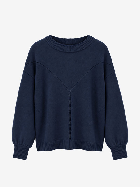 PULL OUDAI -  King blue , Ready-to-wear Bensimon