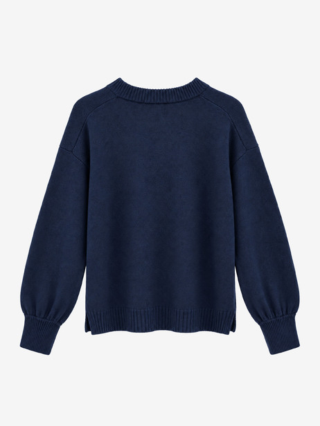 PULL OUDAI -  King blue , Ready-to-wear Bensimon