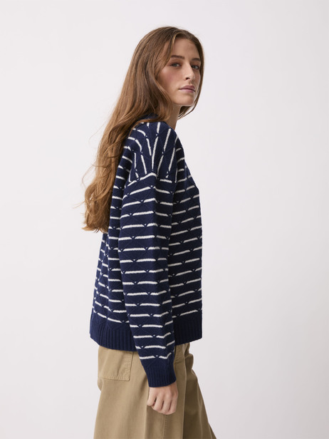 PULL RAMSES -  King blue , Ready-to-wear Bensimon