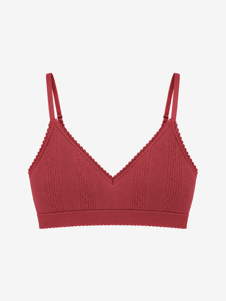 BRALETTE -  Burgundy , Ready-to-wear Bensimon