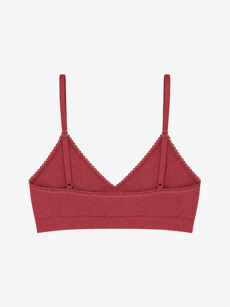 BRALETTE -  Burgundy , Ready-to-wear Bensimon