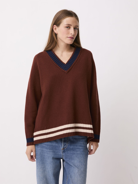 PULL RAISSA -  Burgundy , Ready-to-wear Bensimon