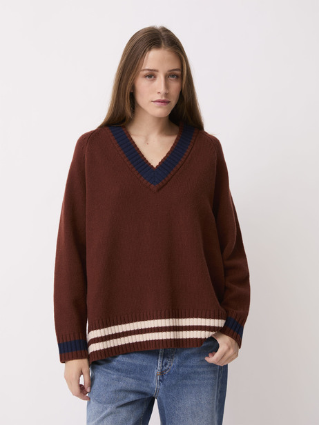 PULL RAISSA -  Burgundy , Ready-to-wear Bensimon
