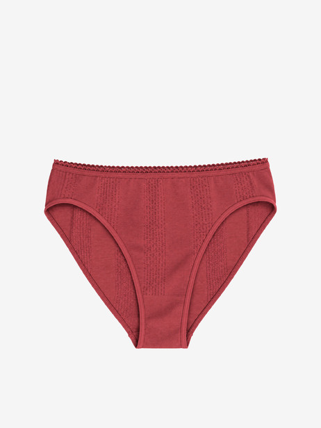 PANTIES -  Burgundy , Ready-to-wear Bensimon