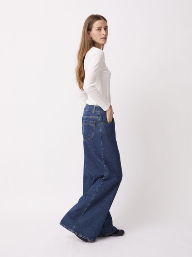 PANTALON NELSY -  Denim , Ready-to-wear Bensimon