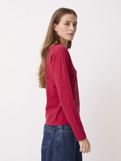T-SHIRT ALEXANDRA -  Burgundy , Ready-to-wear Bensimon