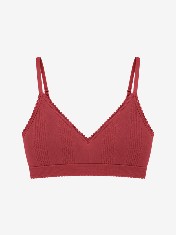 BRALETTE -  Burgundy , Ready-to-wear Bensimon