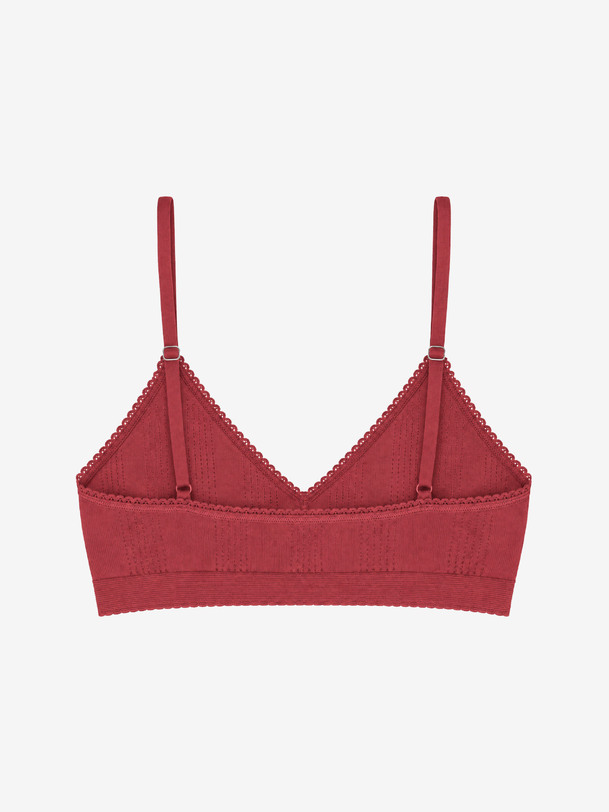BRALETTE -  Burgundy , Ready-to-wear Bensimon