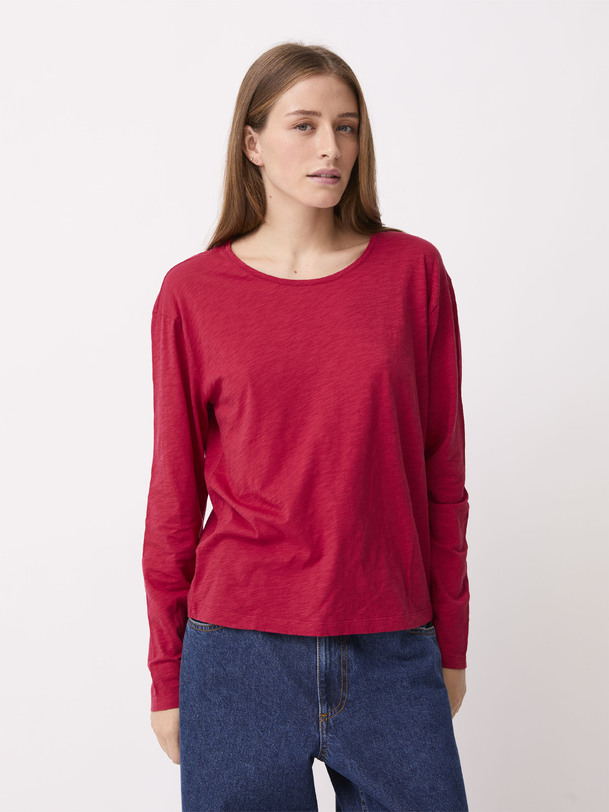 T-SHIRT JULY ML -  Burgundy , Ready-to-wear Bensimon