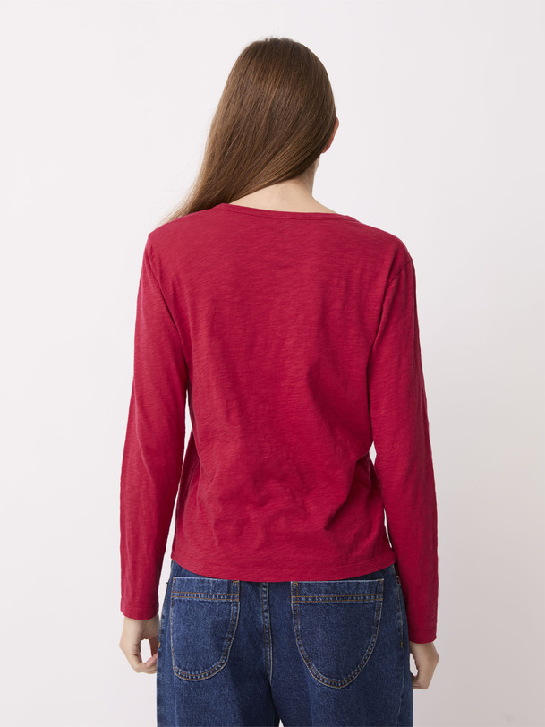 T-SHIRT ALEXANDRA -  Burgundy , Ready-to-wear Bensimon