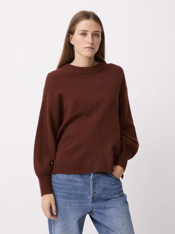 PULL OUDAI -  Burgundy , Ready-to-wear Bensimon