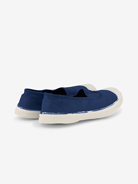 WOMAN ELASTIC TENNIS -  Indigo , Tennis & Shoes Bensimon