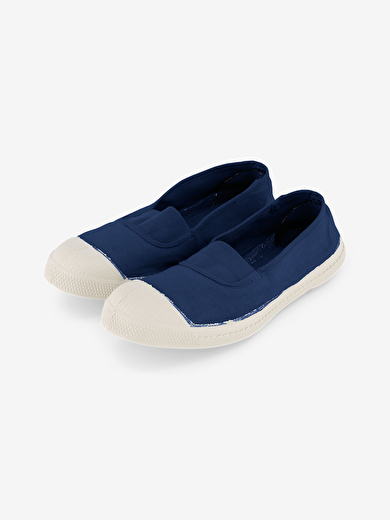WOMAN ELASTIC TENNIS -  Indigo , Tennis & Shoes Bensimon