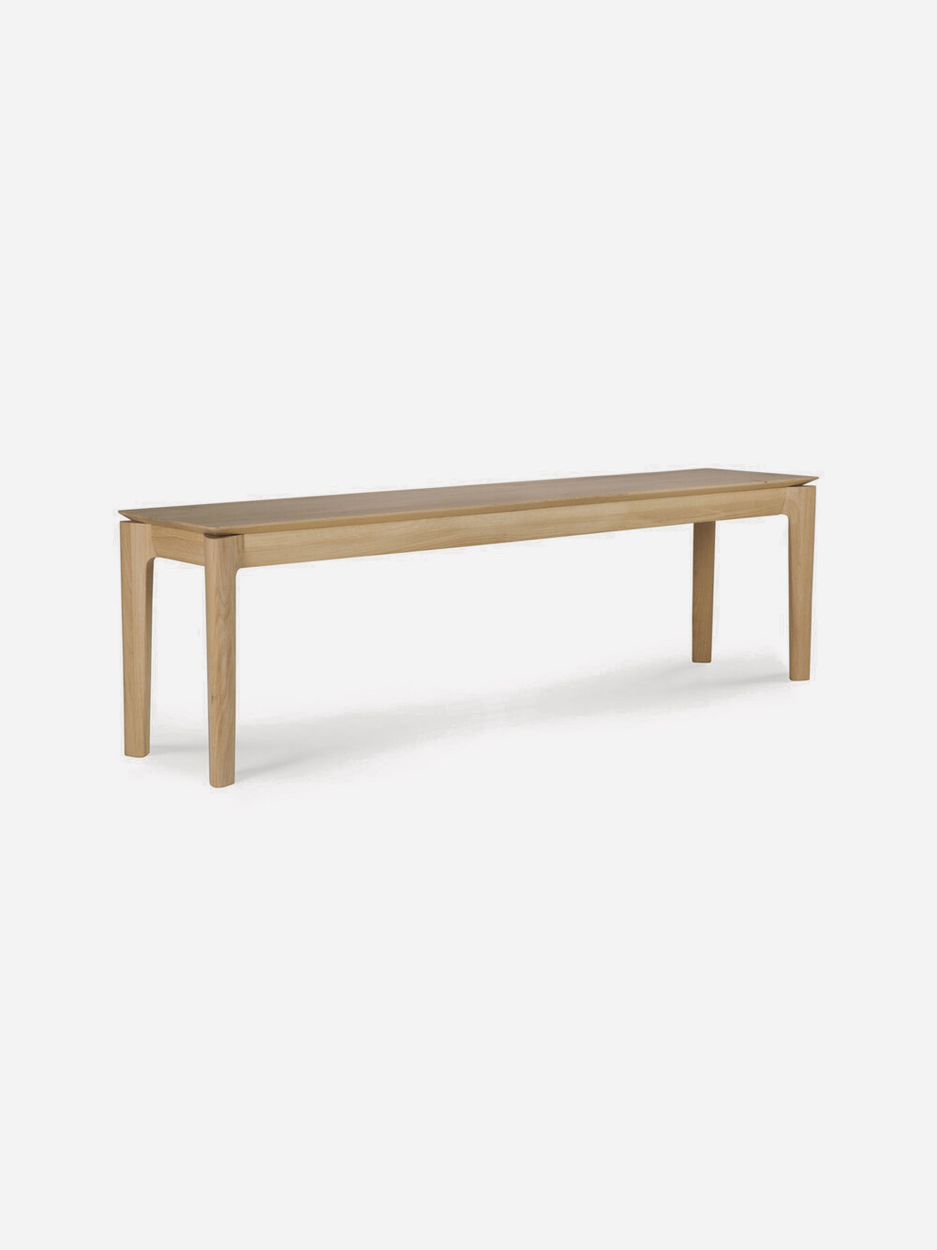 OAK BOK BENCH 166x35x46 - Light oak , Home design Bensimon