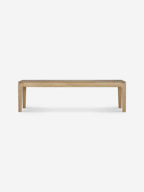 OAK BOK BENCH 166x35x46 - Light oak , Home design Bensimon