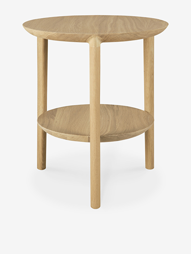 OAK BOK SIDE TABLE -  Light oak , Home design Bensimon