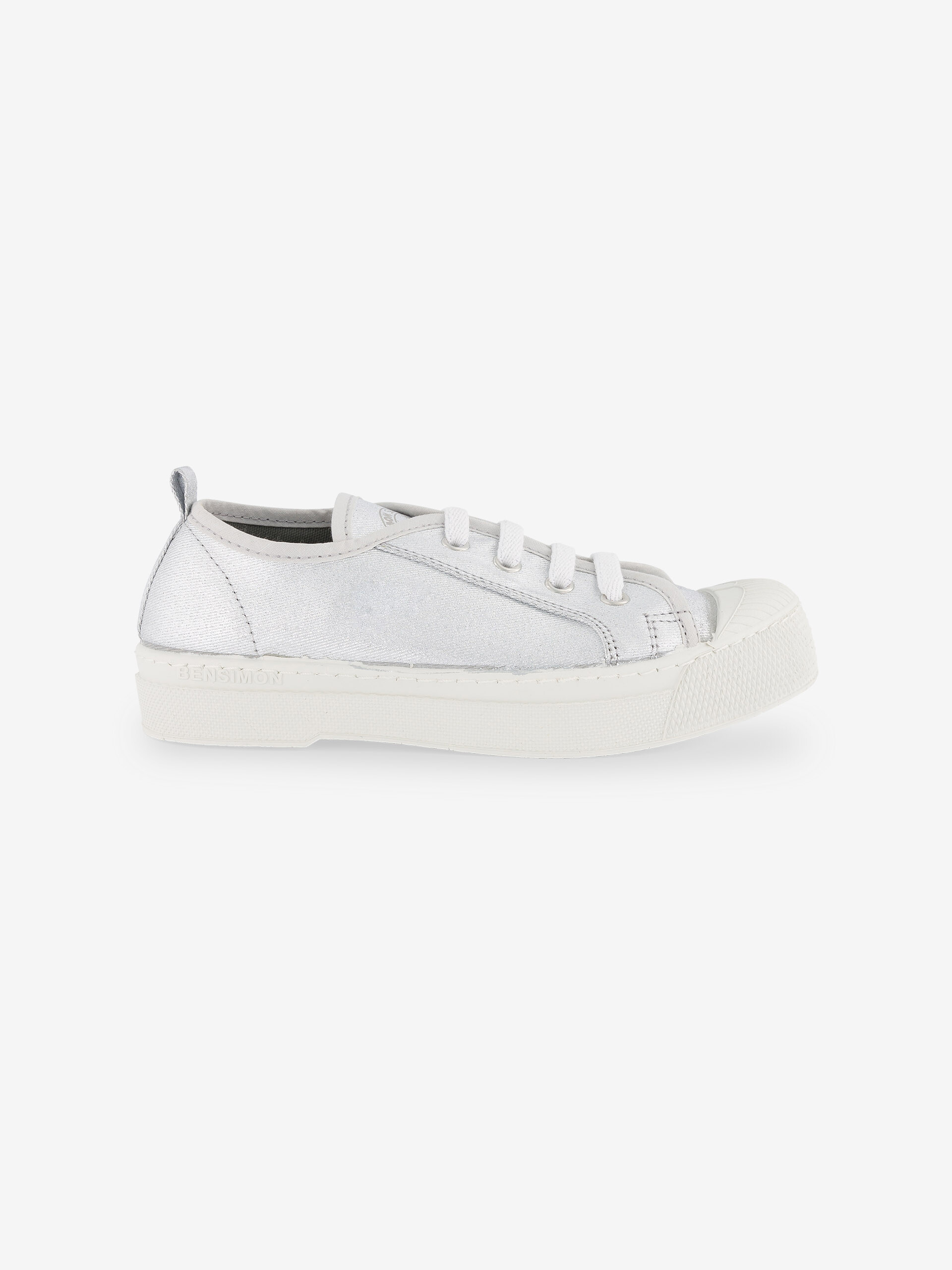 ROMY B79 SHINY CANVAS -  Silver , Tennis & Shoes Bensimon