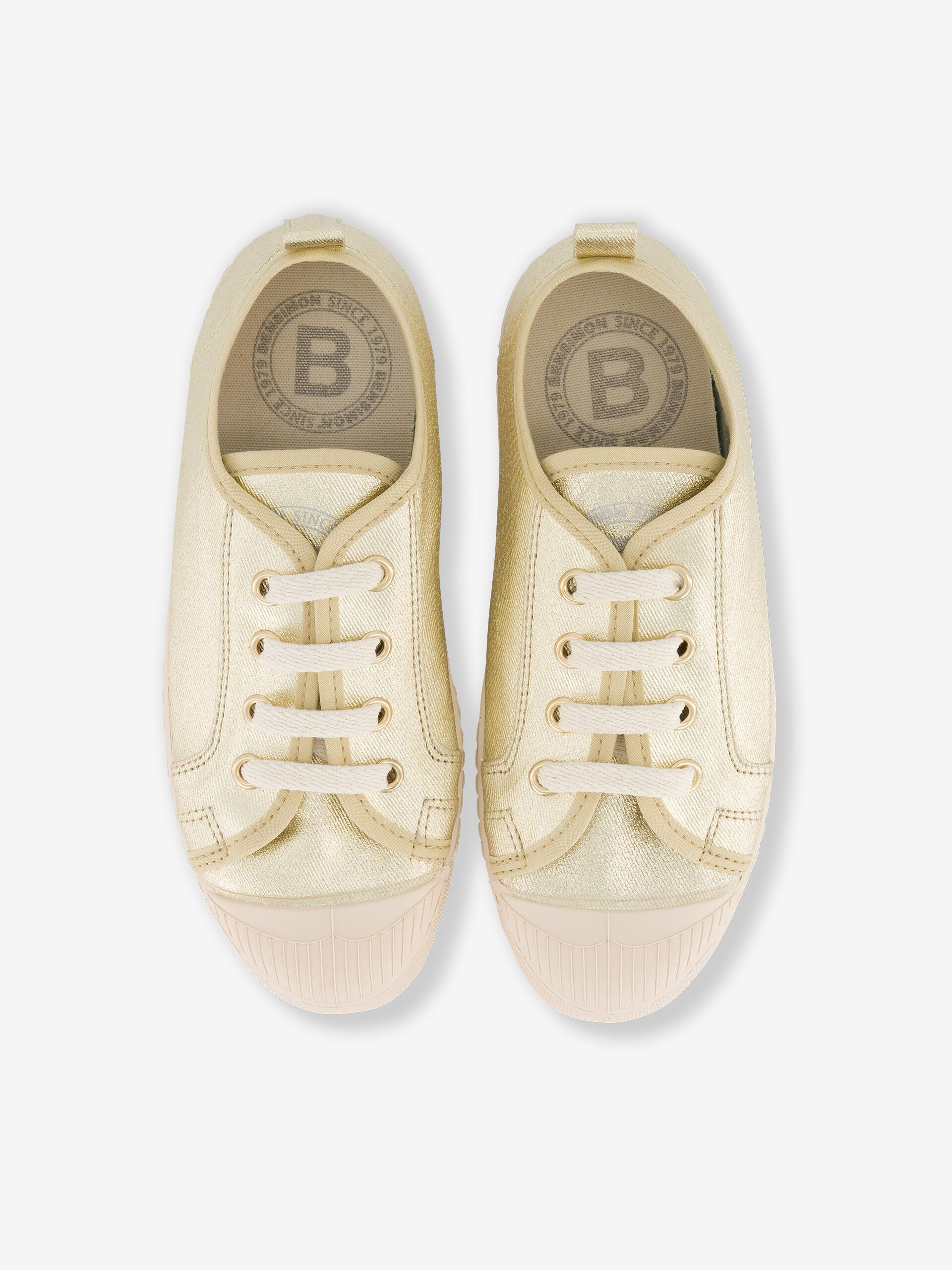 ROMY B79 SHINY CANVAS -  Gold , Tennis & Shoes Bensimon