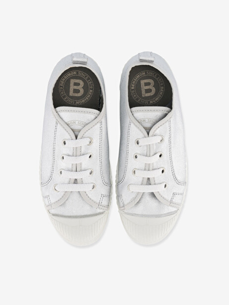 ROMY B79 SHINY CANVAS -  Silver , Tennis & Shoes Bensimon