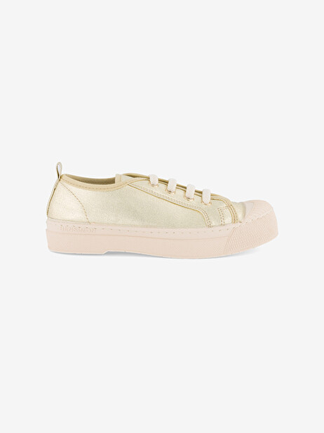 ROMY B79 SHINY CANVAS -  Gold , Tennis & Shoes Bensimon