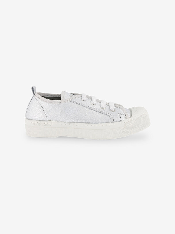 ROMY B79 SHINY CANVAS -  Silver , Tennis & Shoes Bensimon