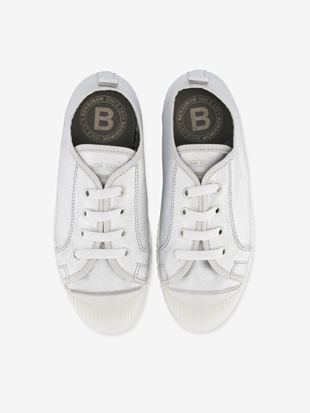 ROMY B79 SHINY CANVAS -  Silver , Tennis & Shoes Bensimon