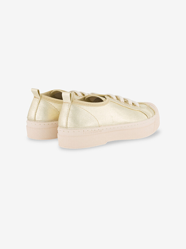 ROMY B79 SHINY CANVAS -  Gold , Tennis & Shoes Bensimon