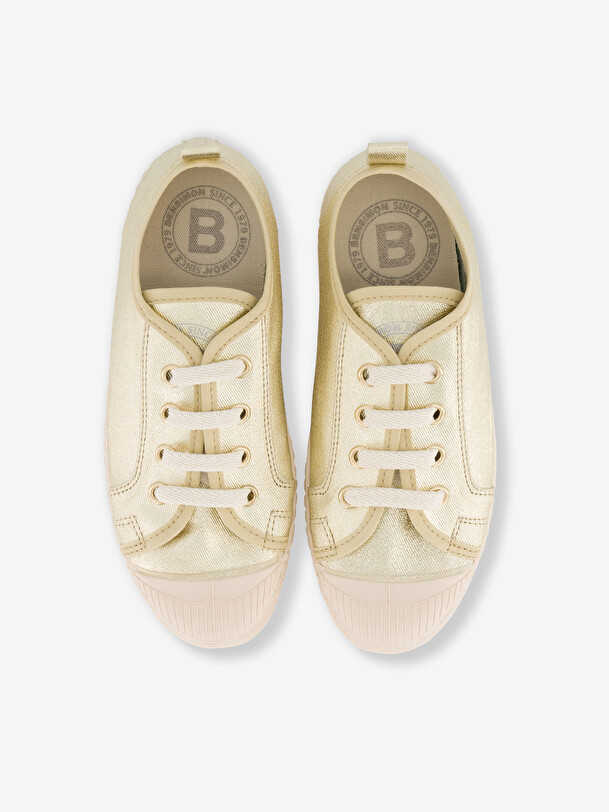 ROMY B79 SHINY CANVAS -  Gold , Tennis & Shoes Bensimon