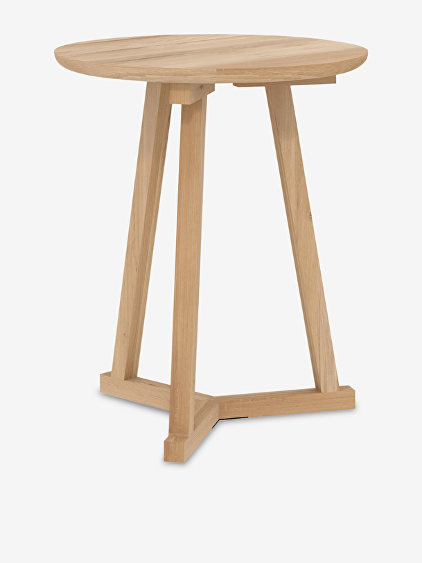 OAK TRIPOD TABLE -  Light oak , Home design Bensimon